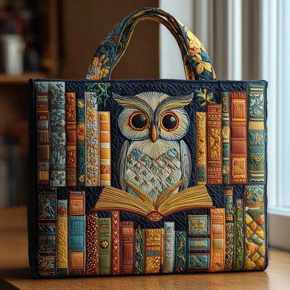 Artisan Tote - Bagoly és Vintage Könyvek