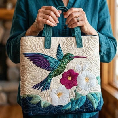 Töltött Táska - Kolibri és Fehér Virág
